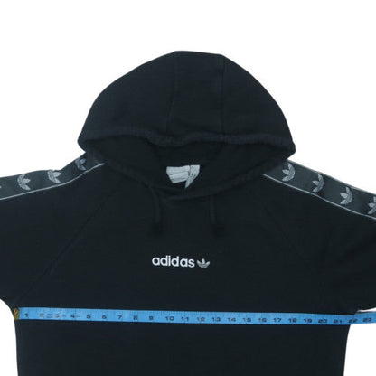 adidas Mens Black Pullover Hoodie Size M Sports Fleece Sweatshirt