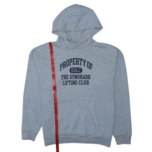 Gymshark Men's Grey Pullover Hoodie M Sports Training Sweatshirt