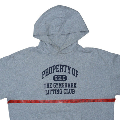 Gymshark Men's Grey Pullover Hoodie M Sports Training Sweatshirt