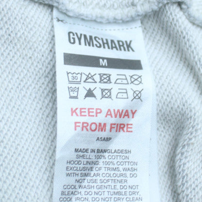 Gymshark Men's Grey Pullover Hoodie M Sports Training Sweatshirt