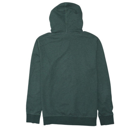 Timberland Men's Green XL Pullover Hoodie with Logo Print