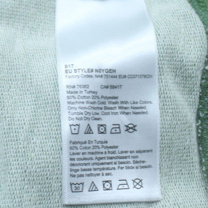 Timberland Men's Green XL Pullover Hoodie with Logo Print