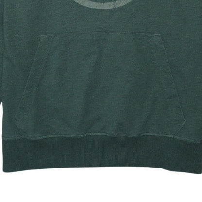 Timberland Men's Green XL Pullover Hoodie with Logo Print