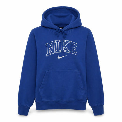 Nike Womens Blue Pullover Hoodie Small Standard Fit Cotton Blend