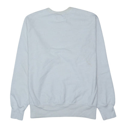 Champion Men's White Reverse Weave Crew Neck Sweatshirt Size L