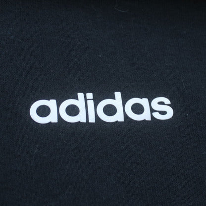 Adidas Women Black Crew Neck Long Sleeve Pullover Sweatshirt XL 20-22