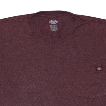 Dickies Men's Brown 2XLT Crew Neck Short Sleeve Jersey T-Shirt