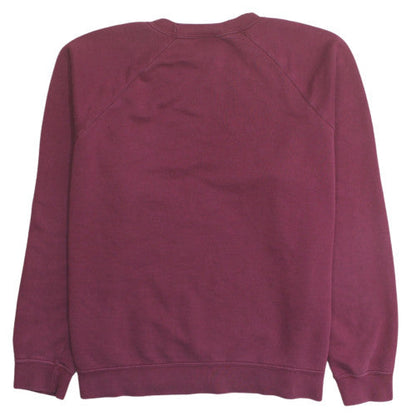Nike Womens Burgundy Crew Neck Sweatshirt XXL Cotton Blend Casual