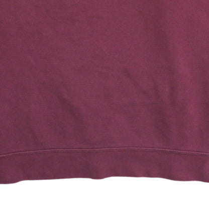 Nike Womens Burgundy Crew Neck Sweatshirt XXL Cotton Blend Casual