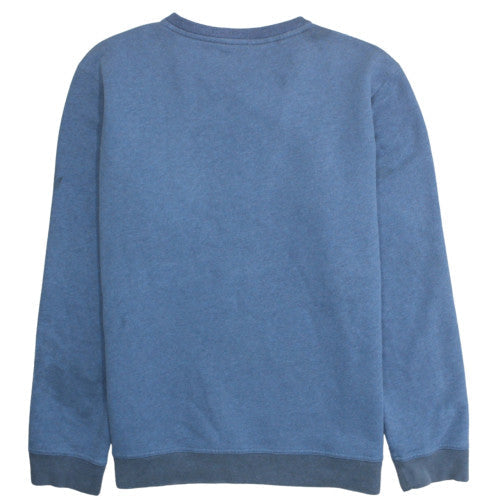 Hugo Boss Men’s Blue 2XL Pullover Sweatshirt Logo Fleece