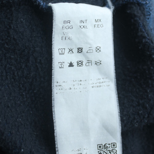 Hugo Boss Men’s Blue 2XL Pullover Sweatshirt Logo Fleece
