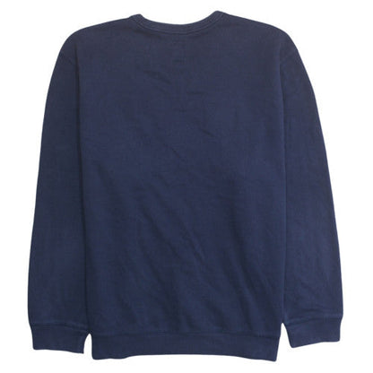 GAP Men's Navy Blue Crew Neck Logo Sweatshirt XXL Cotton Blend