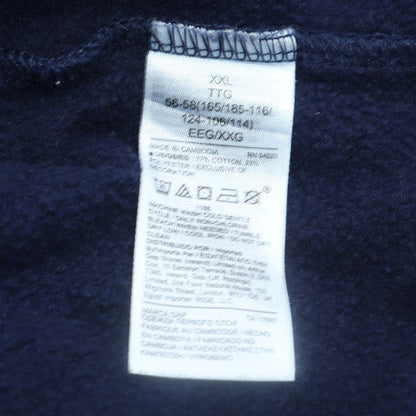 GAP Men's Navy Blue Crew Neck Logo Sweatshirt XXL Cotton Blend