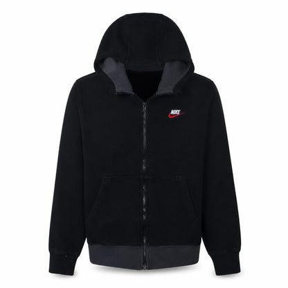 Nike Men's Black Full Zip Hoodie Size S Fleece Sportswear