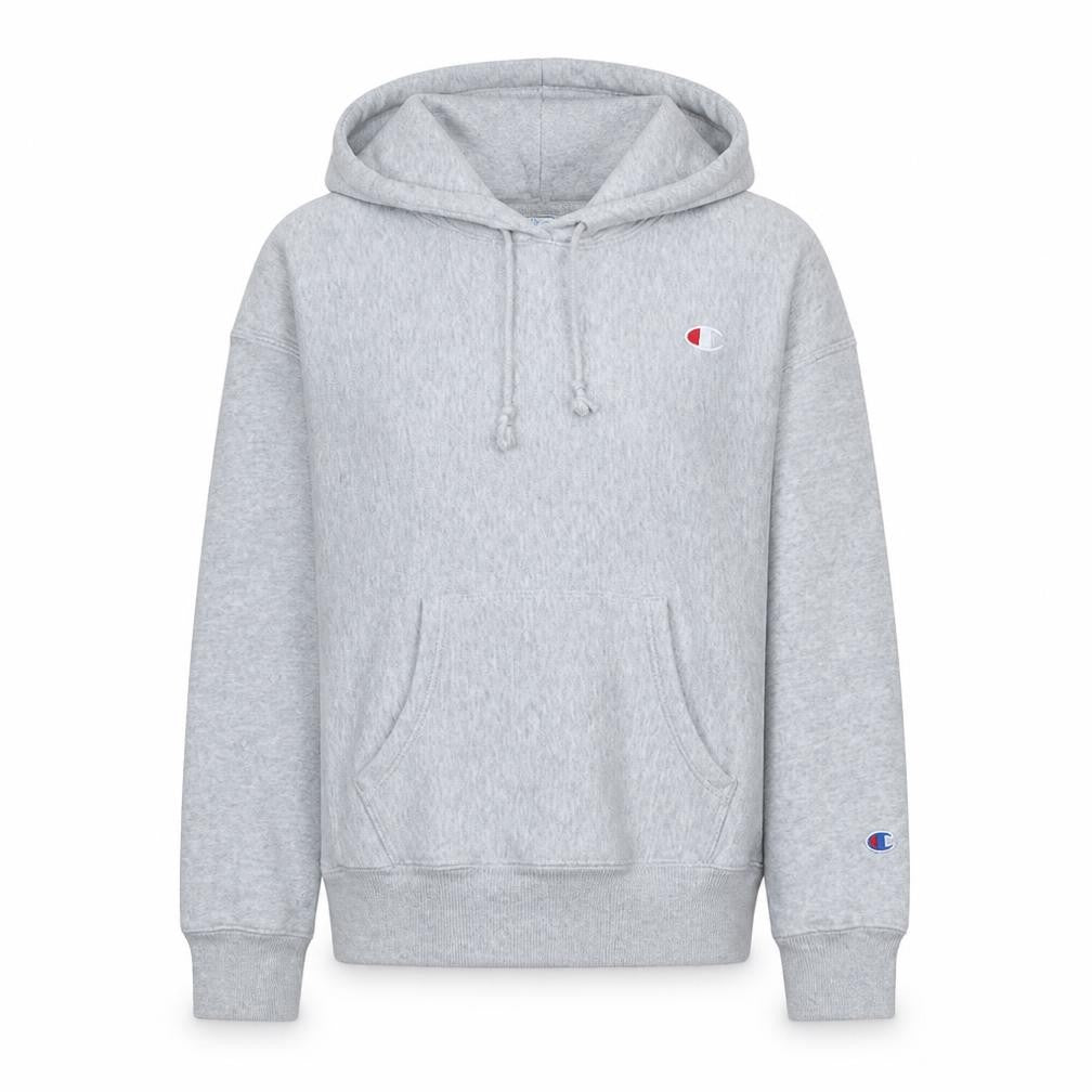 Champion Womens Grey Hoodie Size M Reverse Weave Pullover