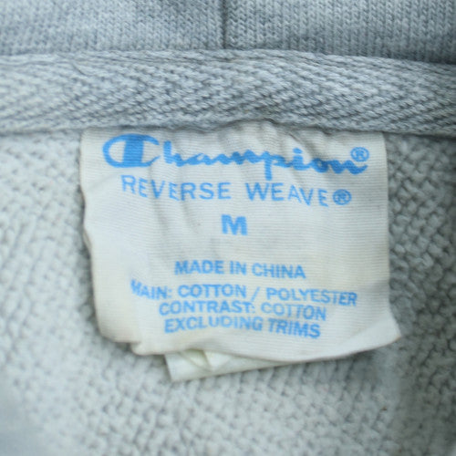 Champion Womens Grey Hoodie Size M Reverse Weave Pullover