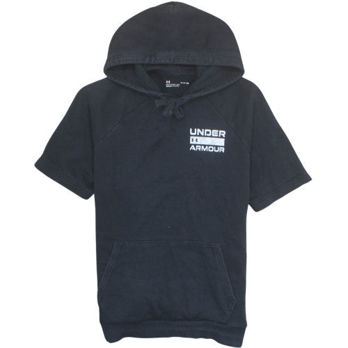 Under Armour Men’s Black Short Sleeve Pullover Hoodie Size M
