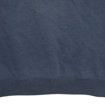 Adidas Men's Blue Embroidered Logo Pullover Sweatshirt Size L