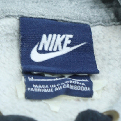 Nike Men's Grey Pullover Hoodie Medium Graphic Sportswear