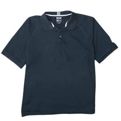 Adidas Mens Black Climalite Stretch Polo Shirt 2XL Regular Fit