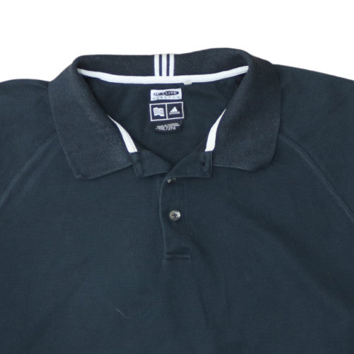 Adidas Mens Black Climalite Stretch Polo Shirt 2XL Regular Fit