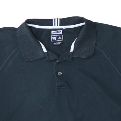 Adidas Mens Black Climalite Stretch Polo Shirt 2XL Regular Fit