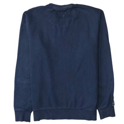 Tommy Hilfiger Men's Blue XL Pullover Sweatshirt Logo Crew Neck