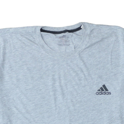 Adidas Men's Grey 2XL Crew Neck Short Sleeve Sports T-Shirt