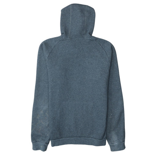 adidas Men's Grey Pullover Fleece Hoodie Size S Regular Fit