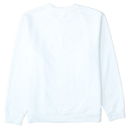 Lacoste Men's White Crew Neck Sweatshirt XL Cotton Blend