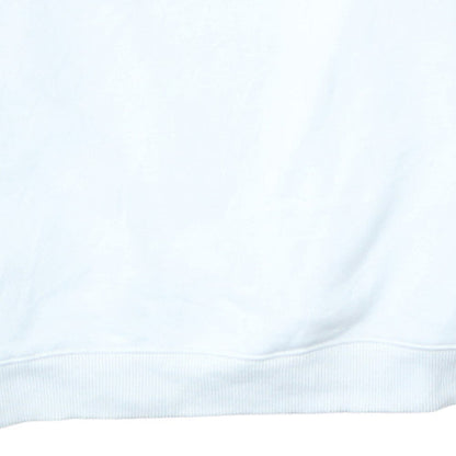 Lacoste Men's White Crew Neck Sweatshirt XL Cotton Blend