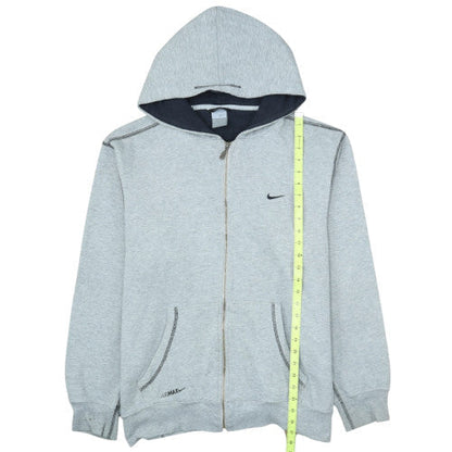 Nike Air Max Men's Grey Full Zip Hoodie Size L Sportswear
