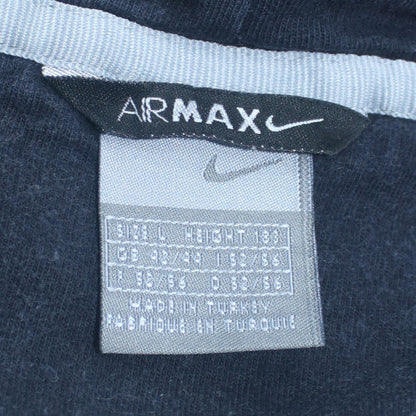 Nike Air Max Men's Grey Full Zip Hoodie Size L Sportswear