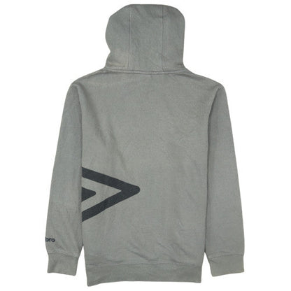 Umbro Men's Grey Pullover Hoodie M Graphic Sports Fleece