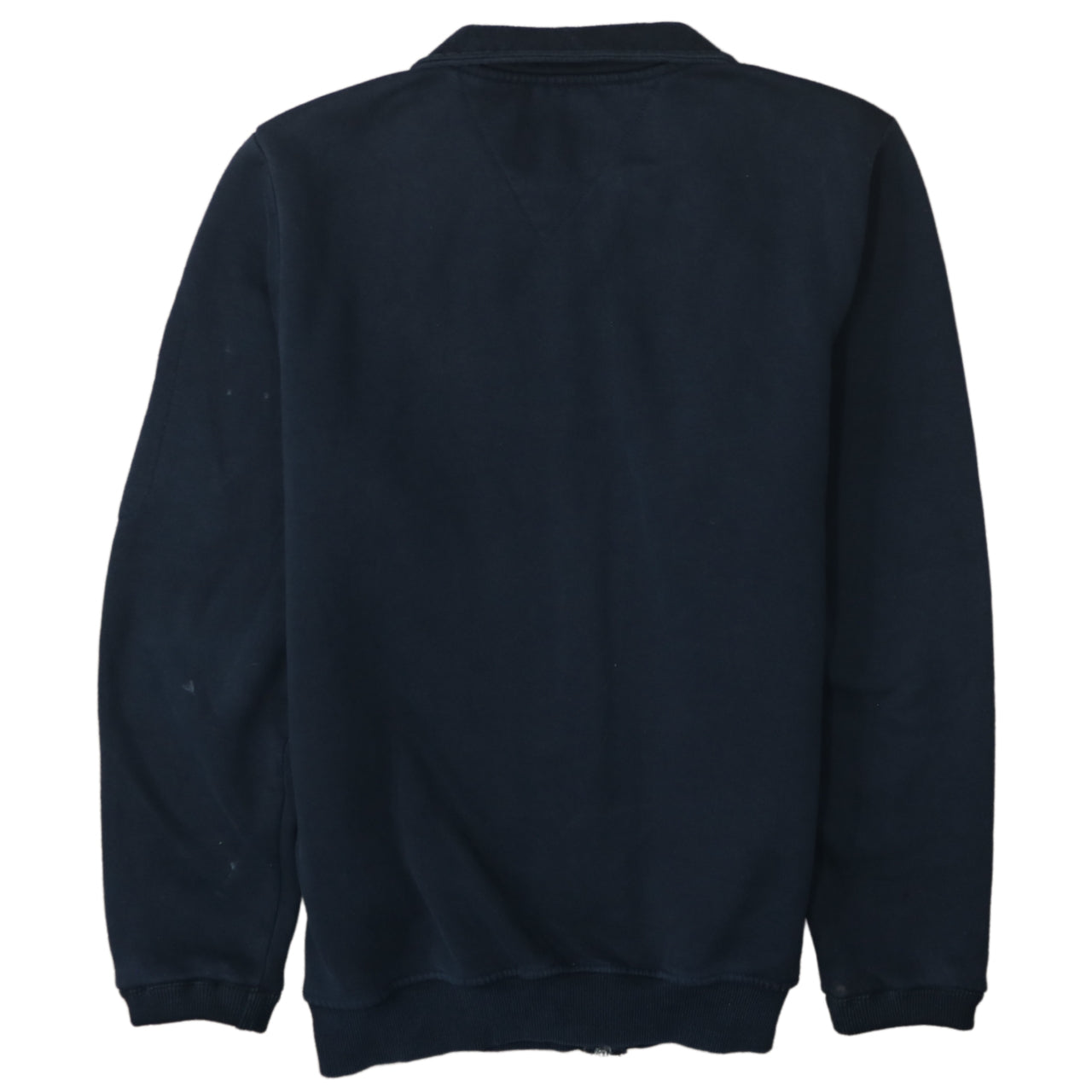 Tommy Hilfiger Men's Black XL Track Jacket Cotton Blend Zip Up