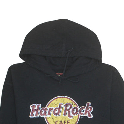 Hard Rock Cafe Men Black XL Pullover Hoodie Orlando Logo