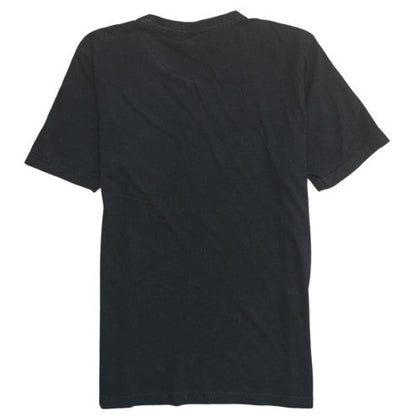 Puma Men's Black Graphic Print Crew Neck Cotton T-Shirt Size M