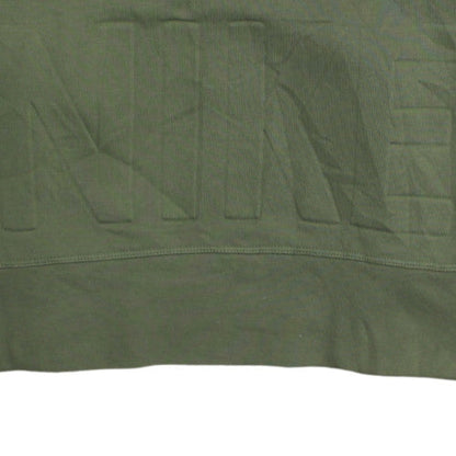 Nike Women's Green Crew Neck Dri-FIT Sweatshirt XL Cotton Blend