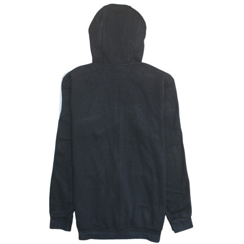 Adidas Boys Black Full Zip Hoodie 15-16 Years Classic Sportswear