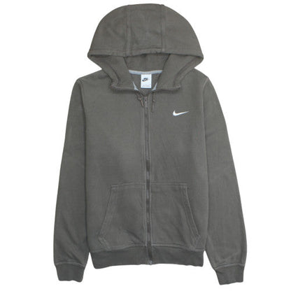 Nike Men's Grey Full Zip Hoodie Size L Fleece Sportswear