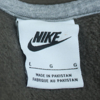 Nike Men's Grey Full Zip Hoodie Size L Fleece Sportswear