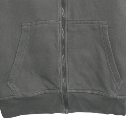 Nike Men's Grey Full Zip Hoodie Size L Fleece Sportswear