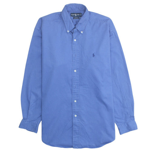 Ralph Lauren Men's Blue Cotton Blake Button-Down Shirt M