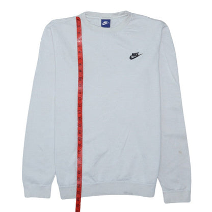 Nike Men's Grey Crew Neck Pullover Sweatshirt M Regular Fit