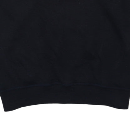 Reebok Men's Black Logo Pullover Sweatshirt L Vintage Sportswear