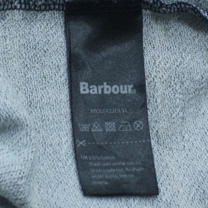 Barbour Men's Green XL Check Pullover Hoodie Cotton Autumn Winter