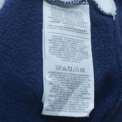 Nike Men's Blue M Track Jacket Full Zip Colourblock Fleece