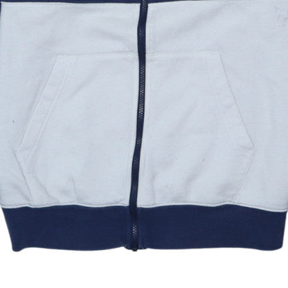 Nike Men's Blue M Track Jacket Full Zip Colourblock Fleece