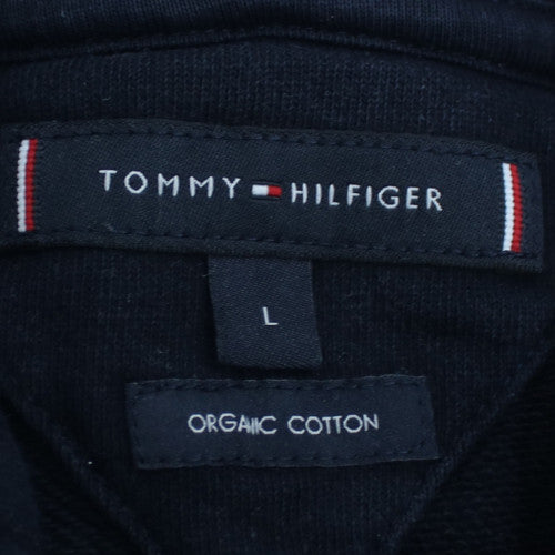Tommy Hilfiger Men's Blue Full Zip Hoodie L Cotton Classic