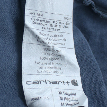 Carhartt Men's Blue Relaxed Fit Long Sleeve Pullover Sweatshirt M